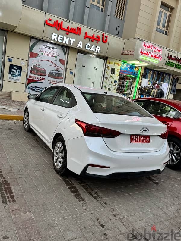 Hyundai Accent 2020 model for Rent 2