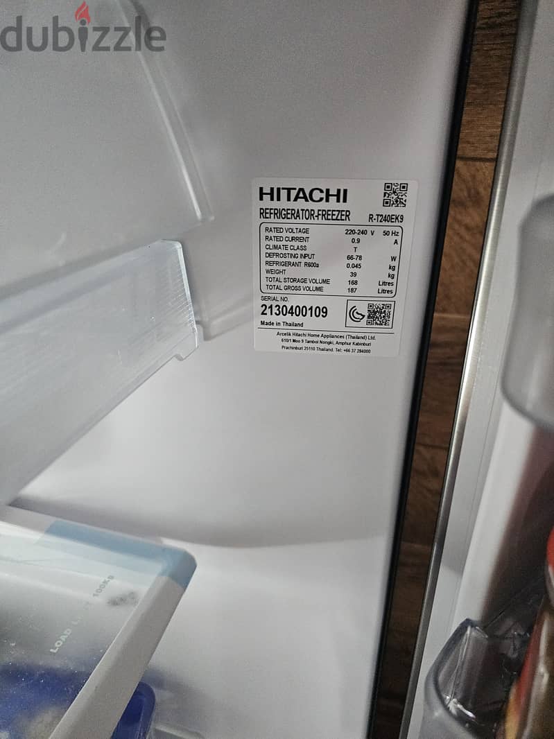 Hitachi Double Door 190 litre 2024 model 1