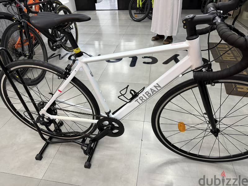 Womens Road Bike Brand: Triban Easy - Decathlon Brand 0