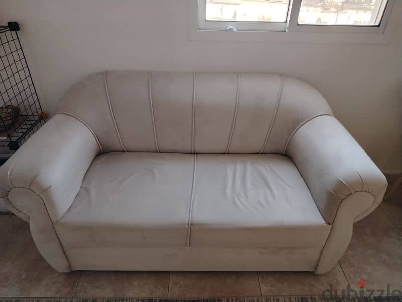 sofa 5 seater + table & chairs 3