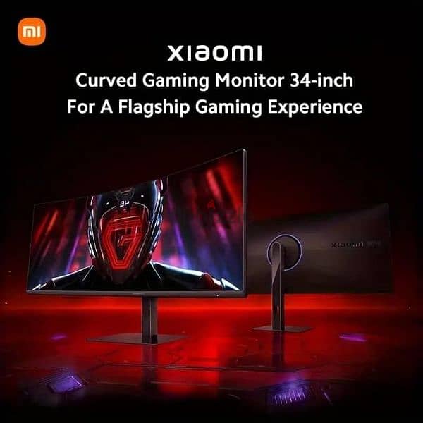 Xiaomi Curved Gaming Monitor 34-inch 180Hz 1ms Fast FreeSync 2