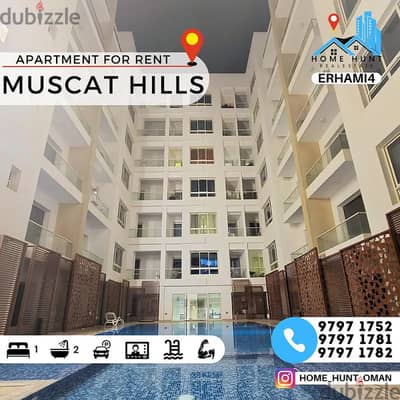 MUSCAT HILLS | FULLY FURNISHED 1BHK PENTHOUSE APARTMENT FOR RENT