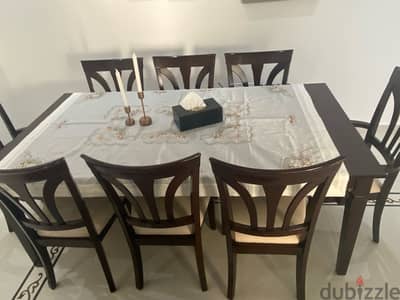 Dining set for 6-8