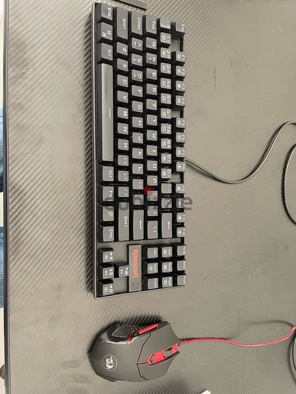 keyboard mouse mousepad redragon 1