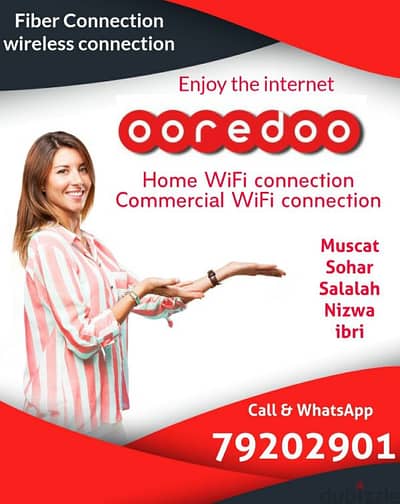 Ooredoo WiFi Unlimited Connection Available Service