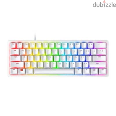 razer keyboard in white