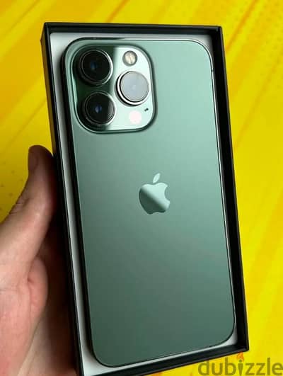 iPhone 13 Pro (512GB) - 100% Battery Health, Like New!-Alpine green