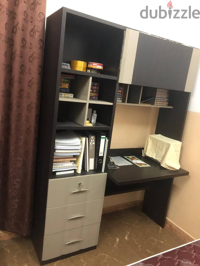 Wall Unit & Study Table for Sale 1