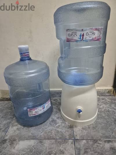 water bottle and dispenser