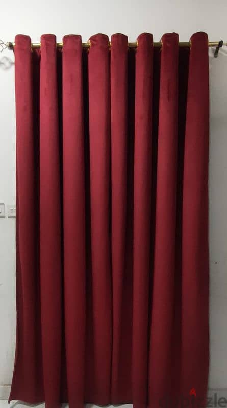 soft velvet curtain offer price 4