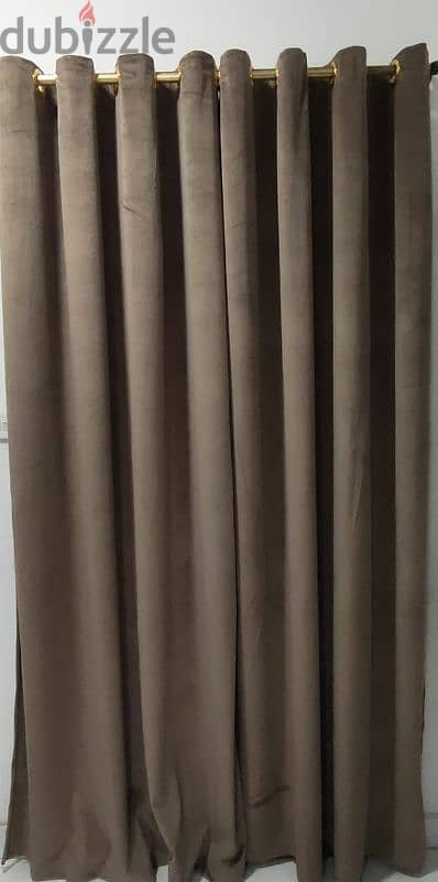 soft velvet curtain offer price 5