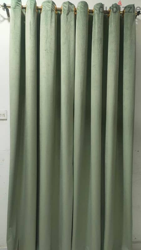 soft velvet curtain offer price 6