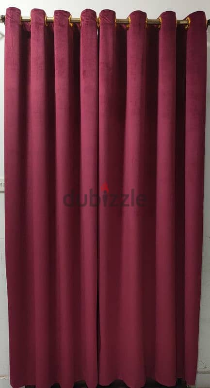 soft velvet curtain offer price 15