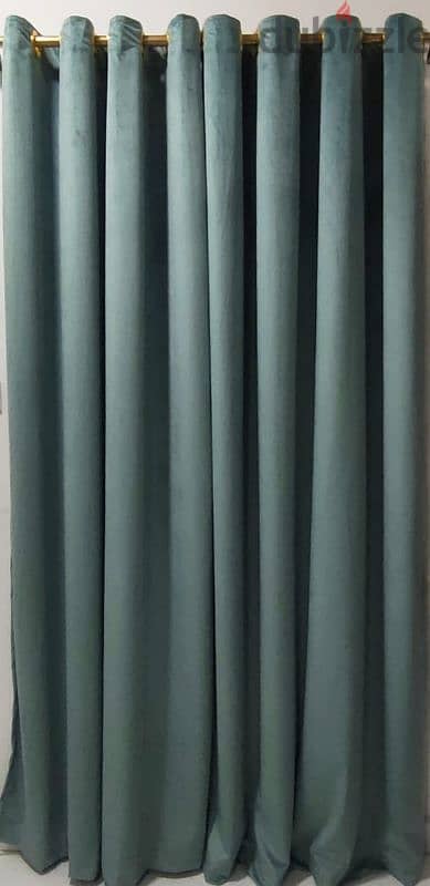 soft velvet curtain offer price 18