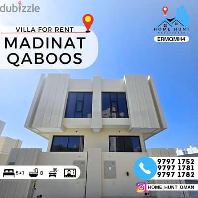 MADINAT SULTAN QABOOS | BRAND NEW 5+1 BR MODERN TWIN VILLAS