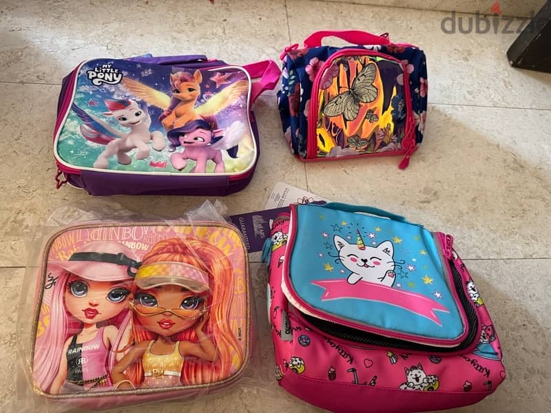 Lunch bags from Babyshop each 1 OMR 5