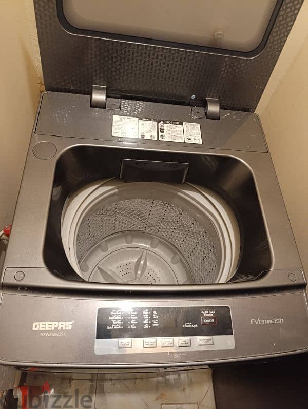 Geepas 8 kg top load washing machine for sale 1