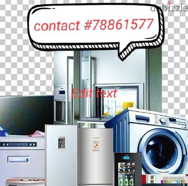 Ac Washiing Machiine and Refrigerator 0