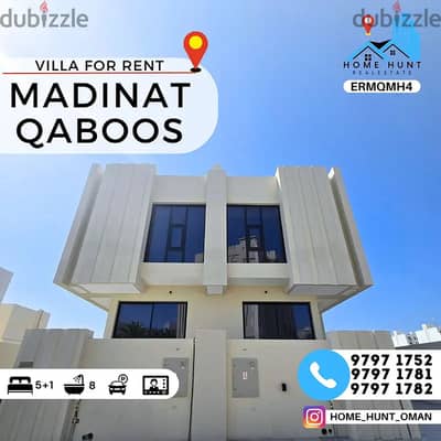 MADINAT QABOOS | BRAND NEW 5+1 BR MODERN TWIN VILLAS FOR RENT