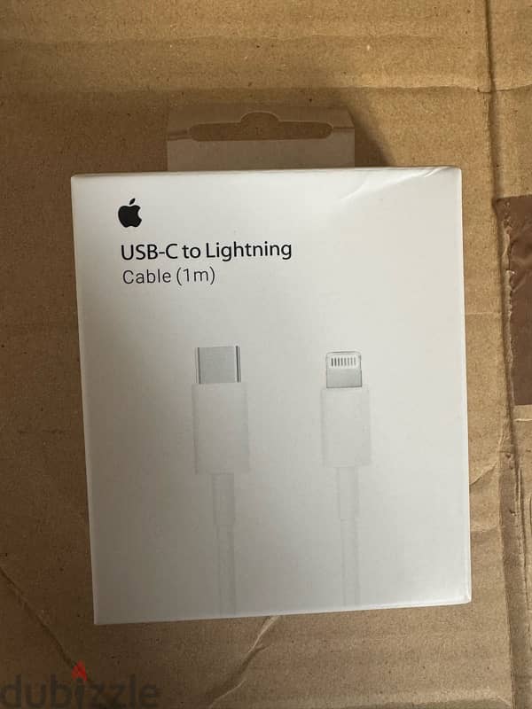 packed and unused original apple usb c to lightning cable  1 m 1