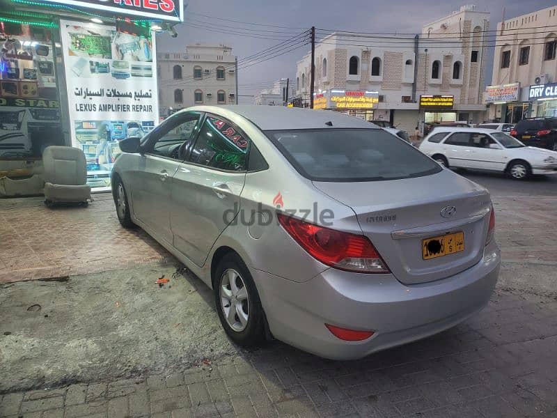 Hyundai accent 2013 available for rent 3