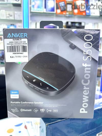 Anker PowerConf S500 Speakerphone with Zoom Rooms and Google Meet