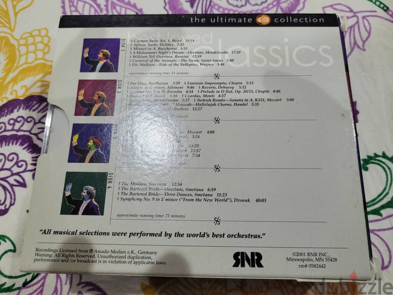 3 classical music CDs box set in a very good condition 1