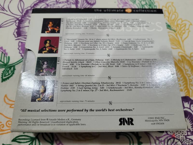 3 classical music CDs box set in a very good condition 6