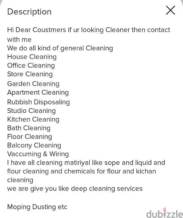 deep cleaning service available 4