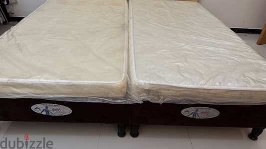 2 cot  with 2 mattress