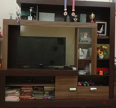 Wooden brown TV Unit