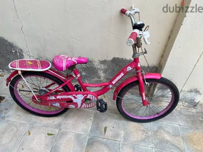 Girls bicycle pink