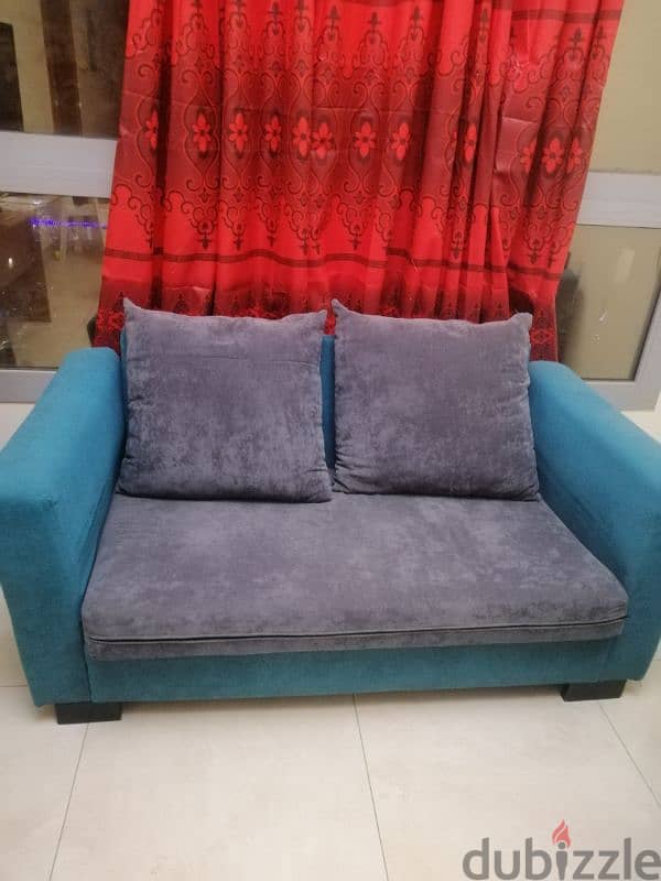 king size cot and 3+2+1 seater sofa 5