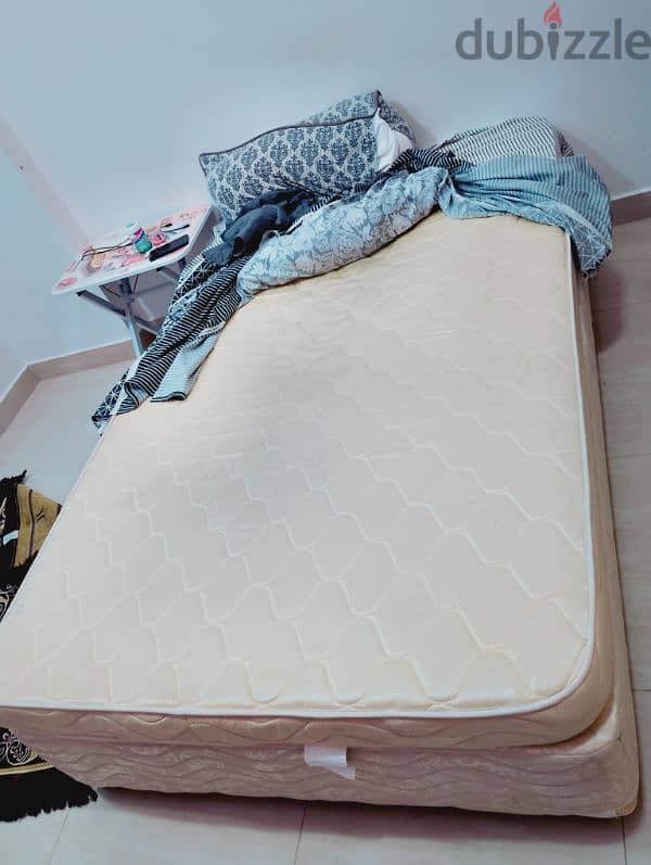 urgent Sale leaving oman single bed with mattress 2