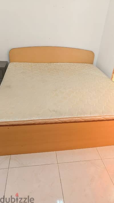 2 year old 190*200 double cot with bed