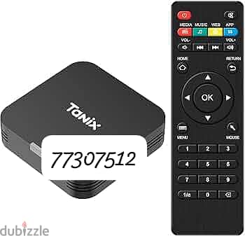 Tv Box with Ip-Tv one year subscription Available.