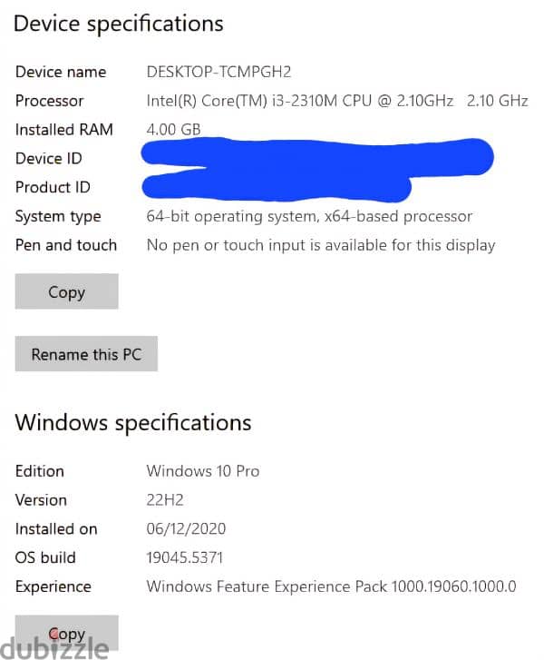 HP Laptop for sale | Windows 10 Pro Installed 2