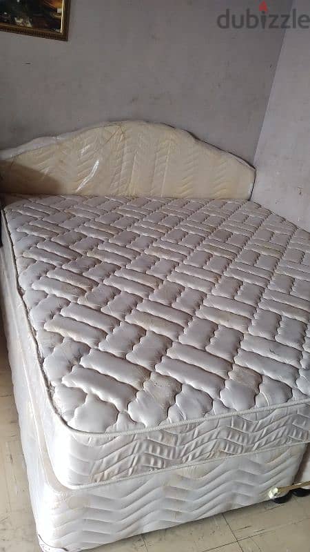 RAHA Double bed with mattress 3