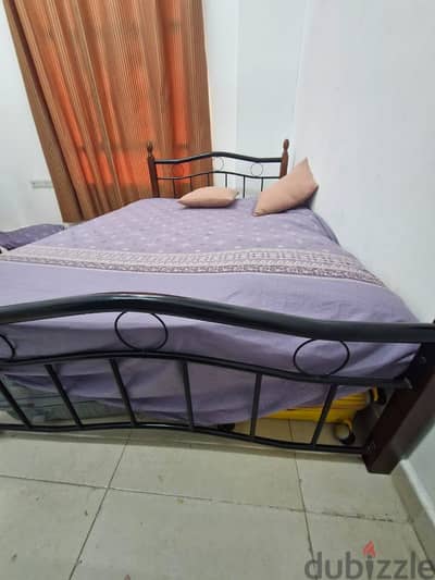 Iron And Wood Bed For Sale .