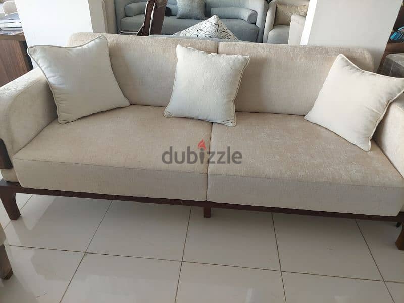 special offer new 3 seater sofa without delivery 1 piece 95 rial 3