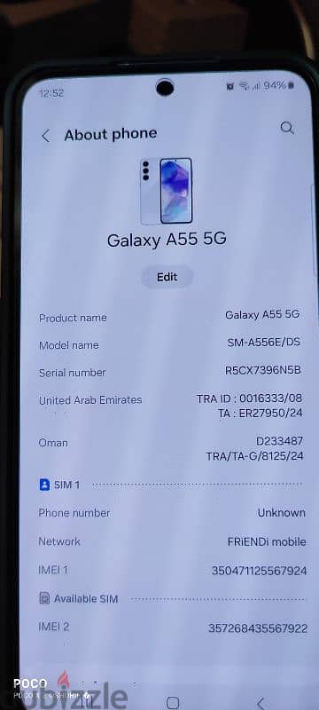 for sale Samsung A 55 3