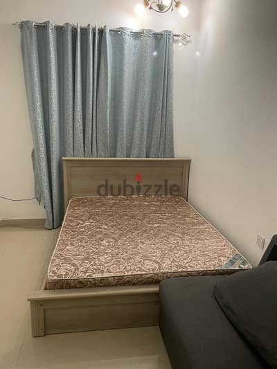 Bed with Mattress to sale 35 Rials