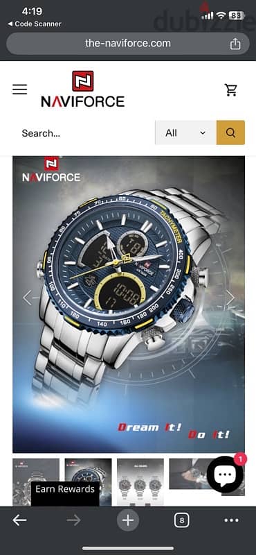 Naviforce multifunction watch new 1