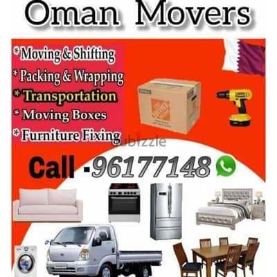 Muscat mover packer house villa shifting professional carpenter