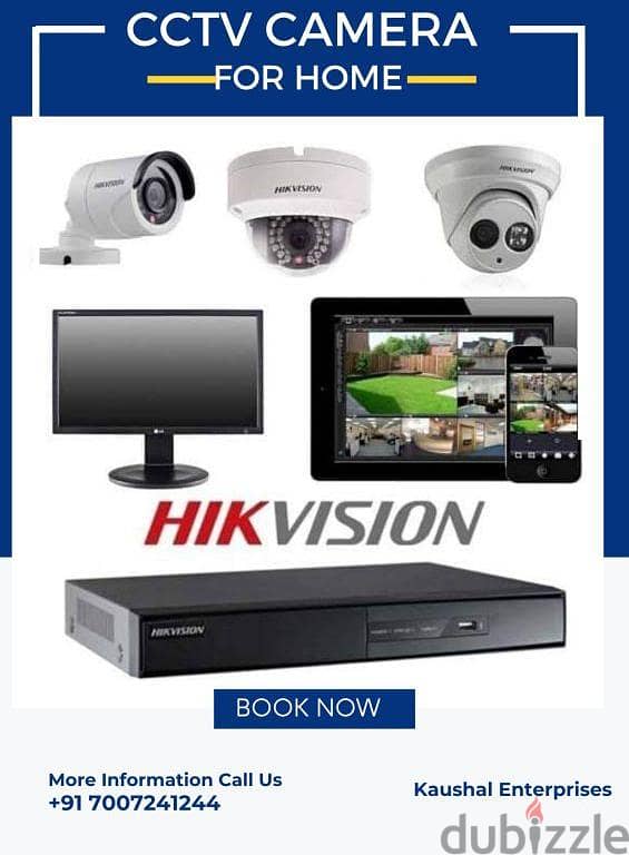 We do all type of CCTV Cameras  HD Turbo Hikvision Cameras  Bullet Cam 5