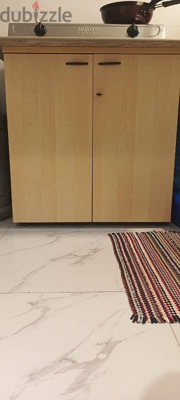 Kitchen Storage Cabinet And Shoe's Cabinet  For Sale Price 18 OMR 2