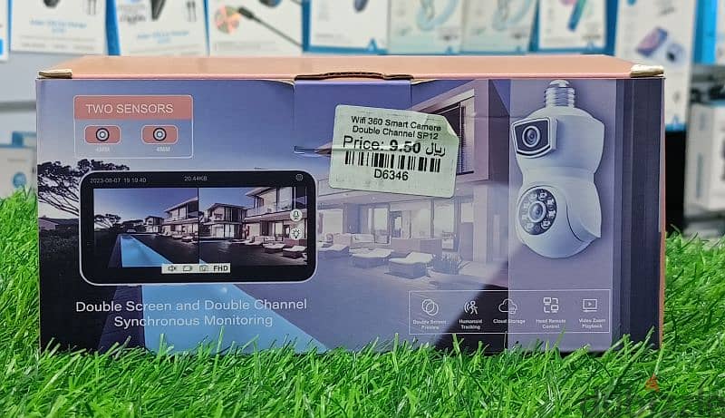 WIFI 360° SMART WIFI CAMERA DOUBLE CHANNEL 0