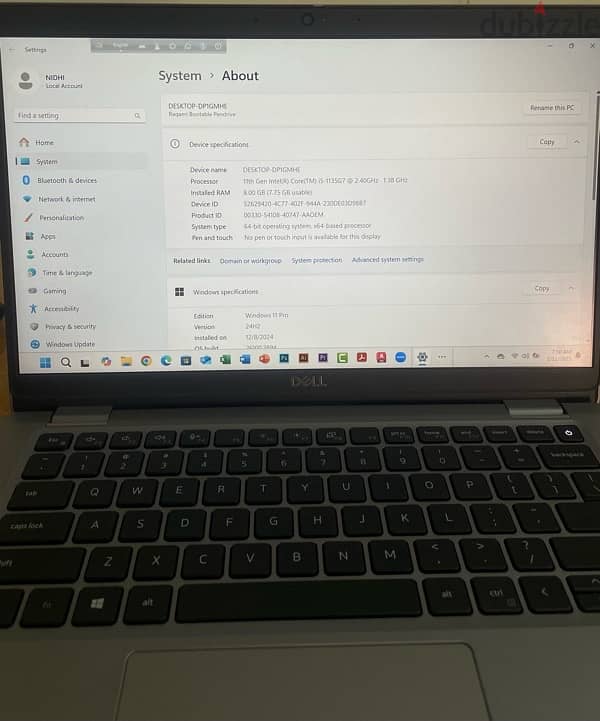 Dell laptop Latitude5320 5