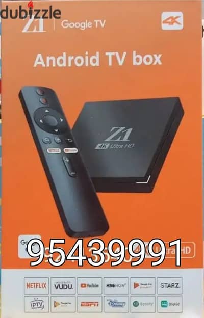 New 5G Tv Box with one year subscription