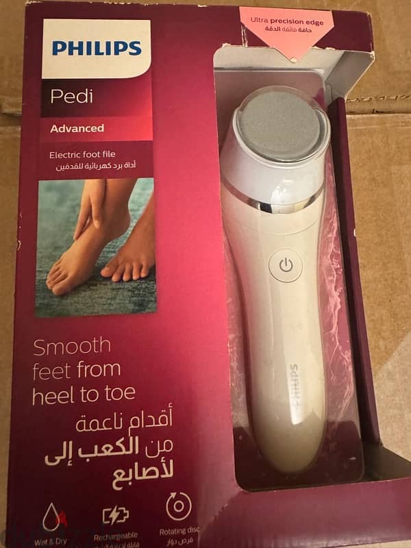 Philips Pedi Advanced Electric Foot File BCR43000 1